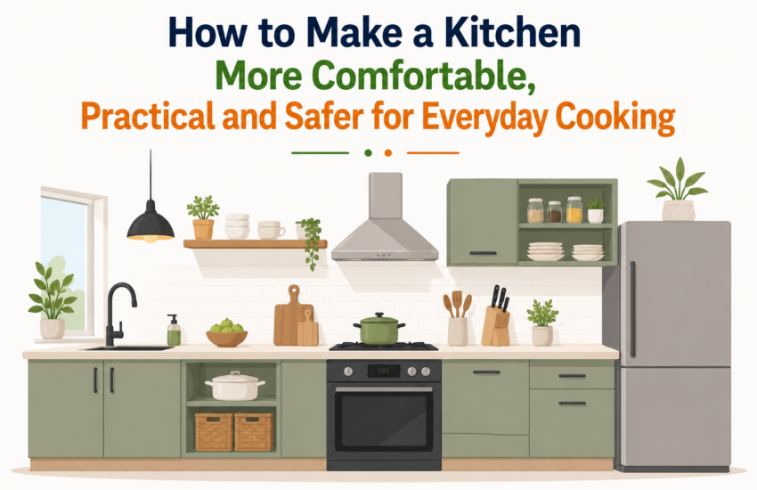 How to Make a Kitchen More Comfortable, Practical, and Safer for Everyday Cooking